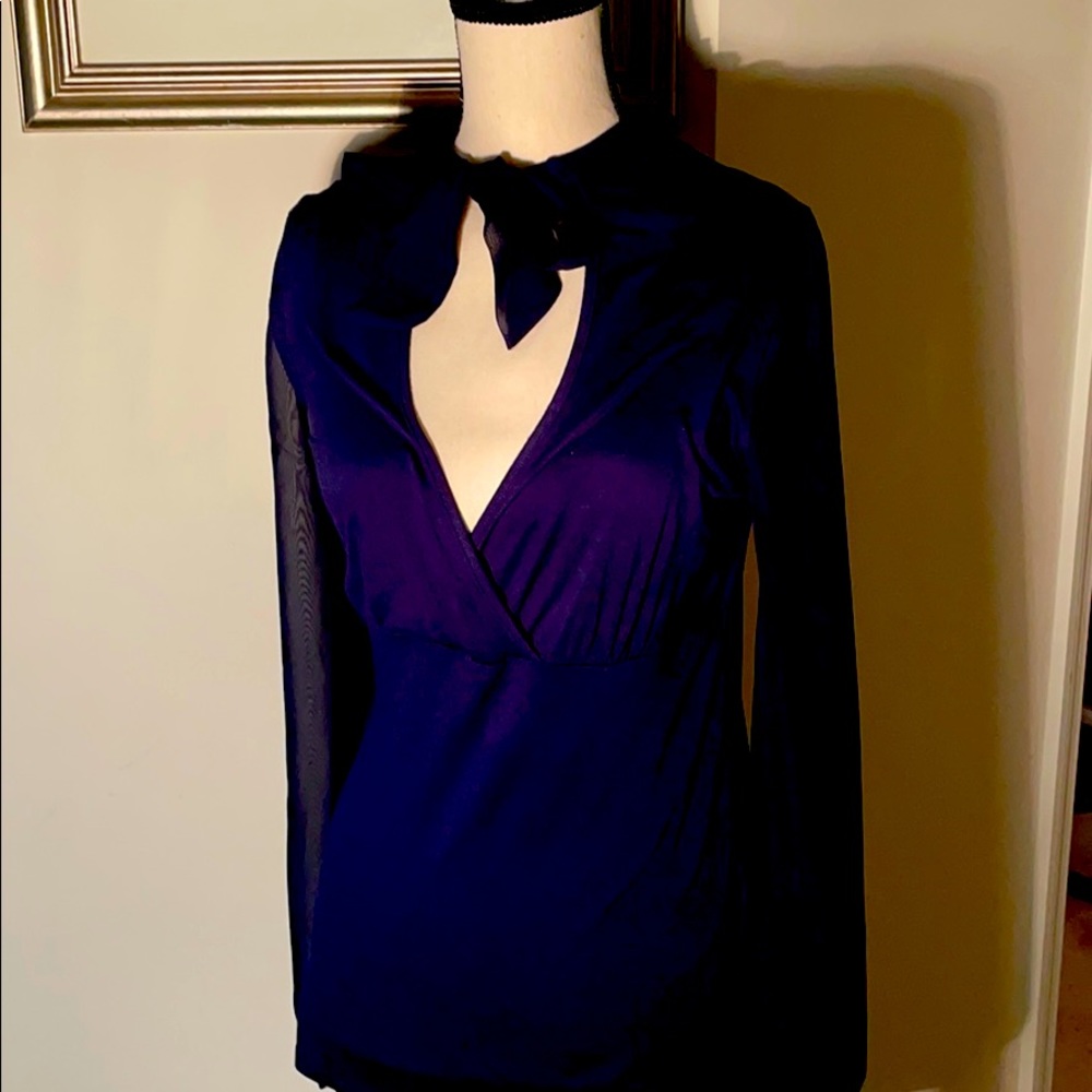 Bow tie blouse